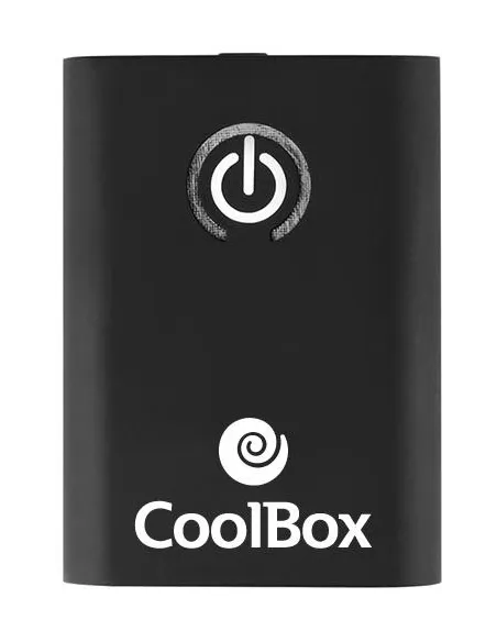 Coolbox COO-BTALINK Transmisor Inalámbrico Bluetooth 5.0 Negro