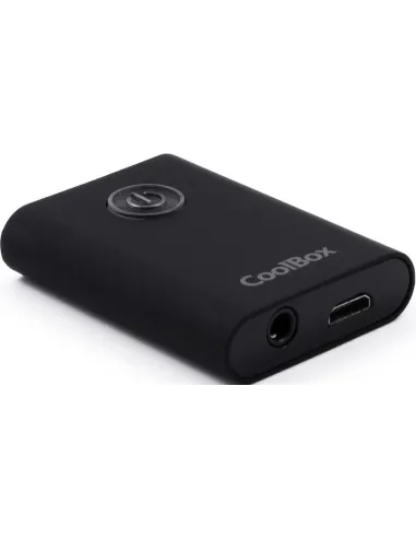 Coolbox COO-BTALINK Transmisor Inalámbrico Bluetooth 5.0 Negro
