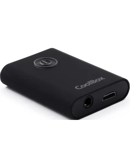 Coolbox COO-BTALINK Transmisor Inalámbrico Bluetooth 5.0 Negro