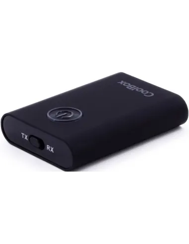 Coolbox COO-BTALINK Transmisor Inalámbrico Bluetooth 5.0 Negro