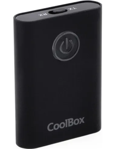 Coolbox COO-BTALINK Transmisor Inalámbrico Bluetooth 5.0 Negro