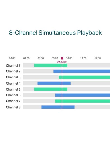 TP-Link VIGI NVR1008H-8P Grabador de Video en Red (NVR) 8 canales Negro
