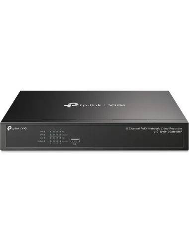 TP-Link VIGI NVR1008H-8MP Grabador de Video en Red (NVR) 8 canales Negro