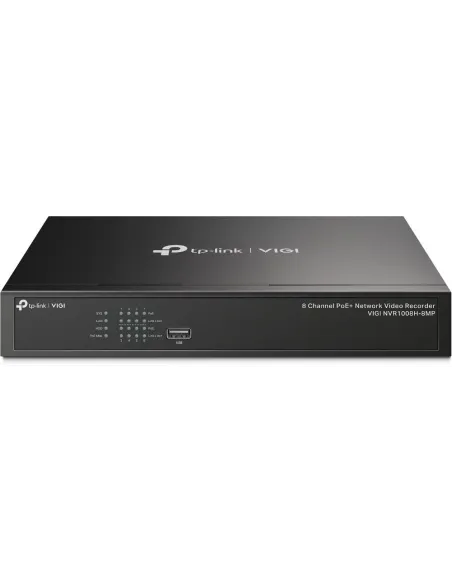 TP-Link VIGI NVR1008H-8MP Grabador de Video en Red (NVR) 8 canales Negro