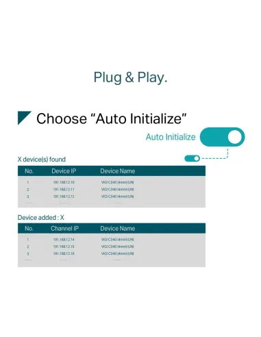 TP-Link VIGI NVR1008H-8MP Grabador de Video en Red (NVR) 8 canales Negro