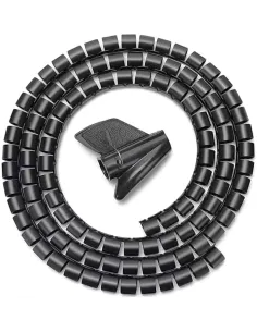 Aisens A151-0406 Organizador de Cable en Espiral 3M Negro-RED51189