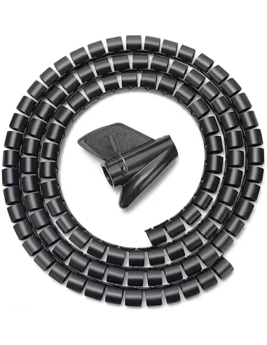 Aisens A151-0406 Organizador de Cable en Espiral 3M Negro