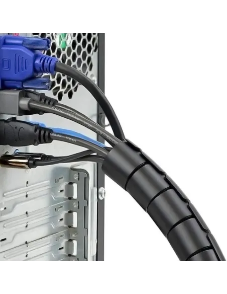 Aisens A151-0406 Organizador de Cable en Espiral 3M Negro
