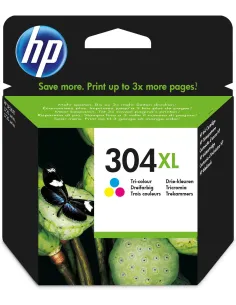 HP 304 XL Cartucho de Tinta Tricolor Cian/Magenta/Amarillo-CONS45964