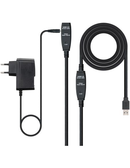 Nanocable 10.01.0312 Prolongador Amplificado USB 3.0 A/M-A/H 10m