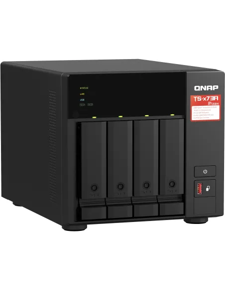 QNAP TS-473A-SW5T NAS 4 Bahías + Switch QSW-1105-5T 5 Puertos RJ-45