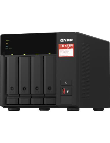 QNAP TS-473A-SW5T NAS 4 Bahías + Switch QSW-1105-5T 5 Puertos RJ-45