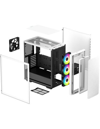 DeepCool CK560 WH Cristal Templado ARGB USB 3.1 Blanca