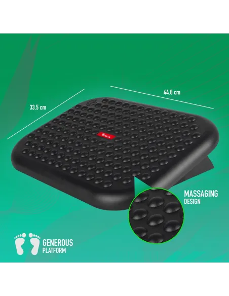 NGS Footnest Reposapiés Ergonómico Negro