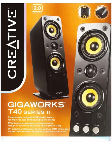Creative GigaWorks T40 Series II Altavoces Negro