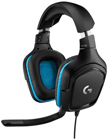 Logitech G432 Auriculares Gaming 7.1 Negro