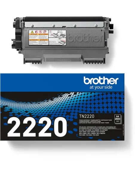 Brother TN2220 Tóner Negro