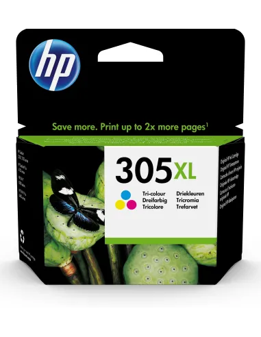 HP 305XL Cartucho de Tinta Tricolor Magenta/Amarillo/Cian