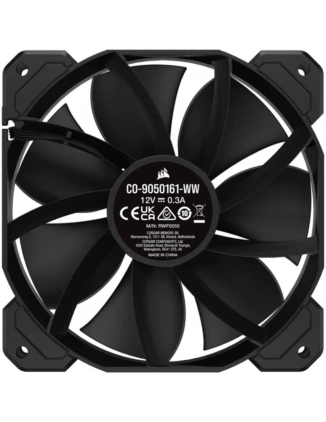 Corsair SP120 Elite Ventilador 120mm Negro