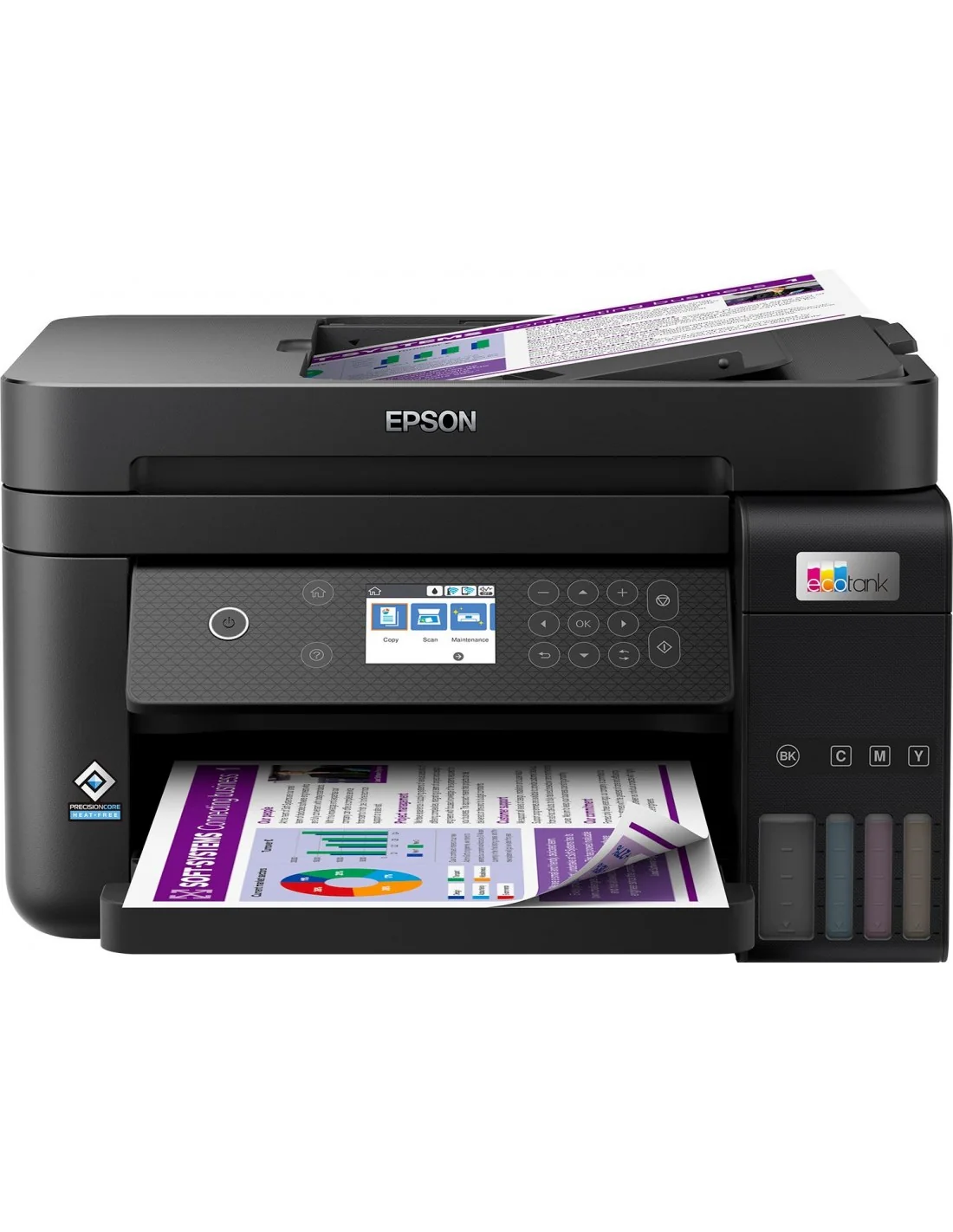 Epson EcoTank ET-3850 Impresora de Tinta Multifunción Color Wifi Negra