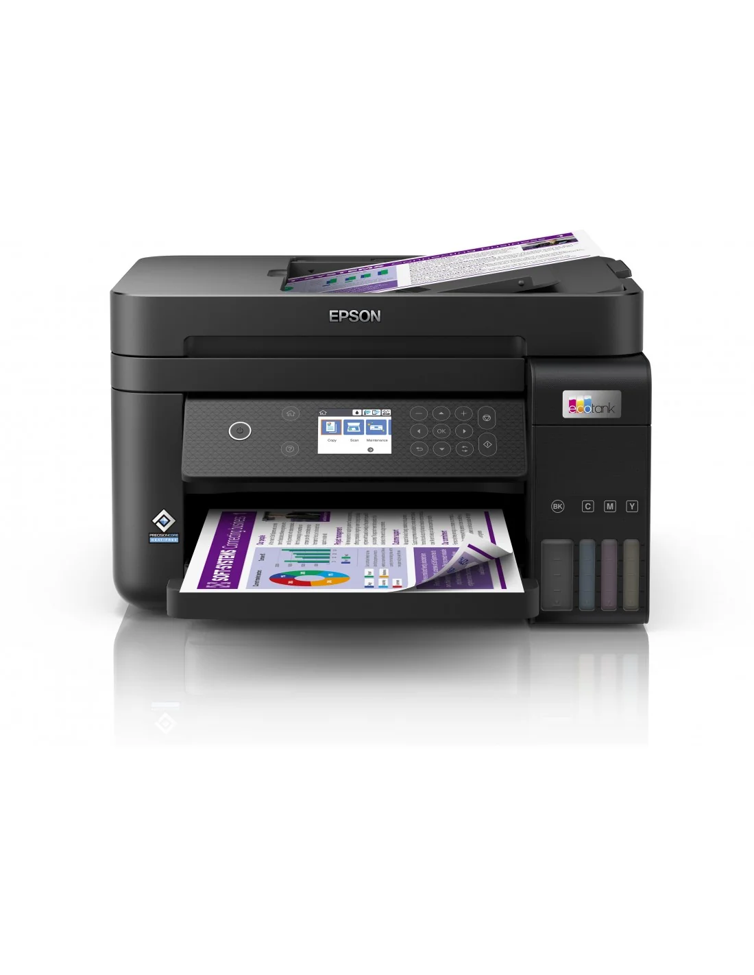 Epson EcoTank ET-3850 Impresora de Tinta Multifunción Color Wifi Negra