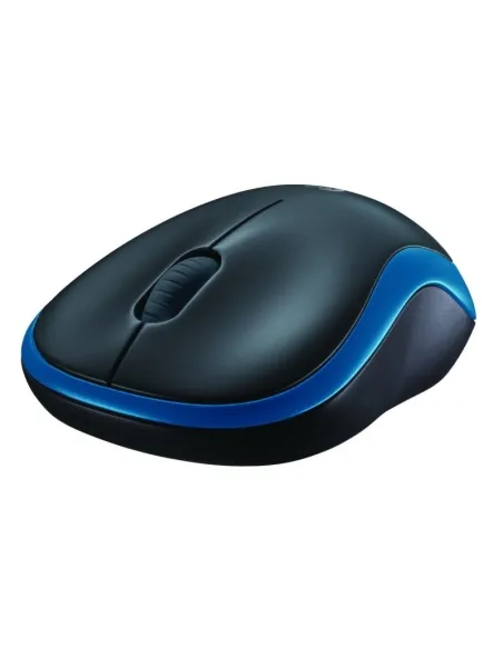 Logitech M185 Ratón Inalámbrico 1000DPI Azul