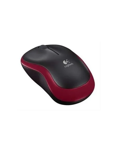 Logitech M185 Ratón Inalámbrico 1000DPI Rojo