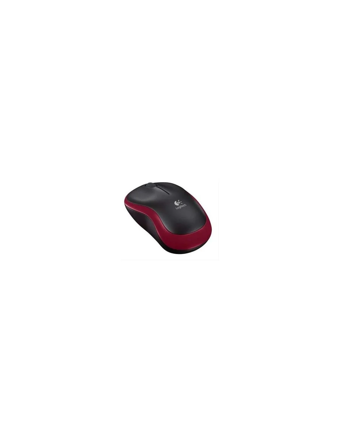 Logitech M185 Ratón Inalámbrico 1000DPI Rojo