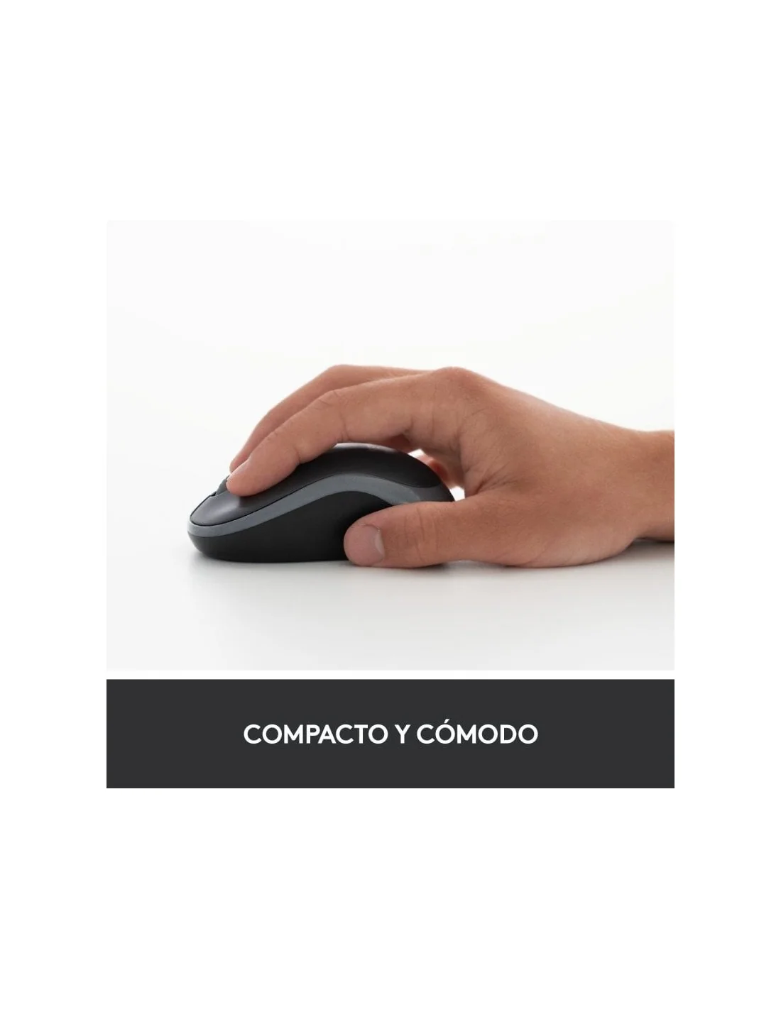 Logitech M185 Ratón Inalámbrico 1000DPI Rojo