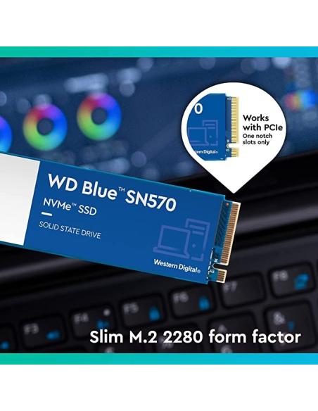 Western Digital Blue SN570 SSD 250GB M.2 PCIe Gen3 x4 NVMe