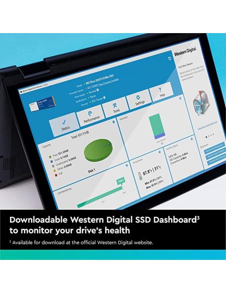 Western Digital Blue SN570 SSD 250GB M.2 PCIe Gen3 x4 NVMe