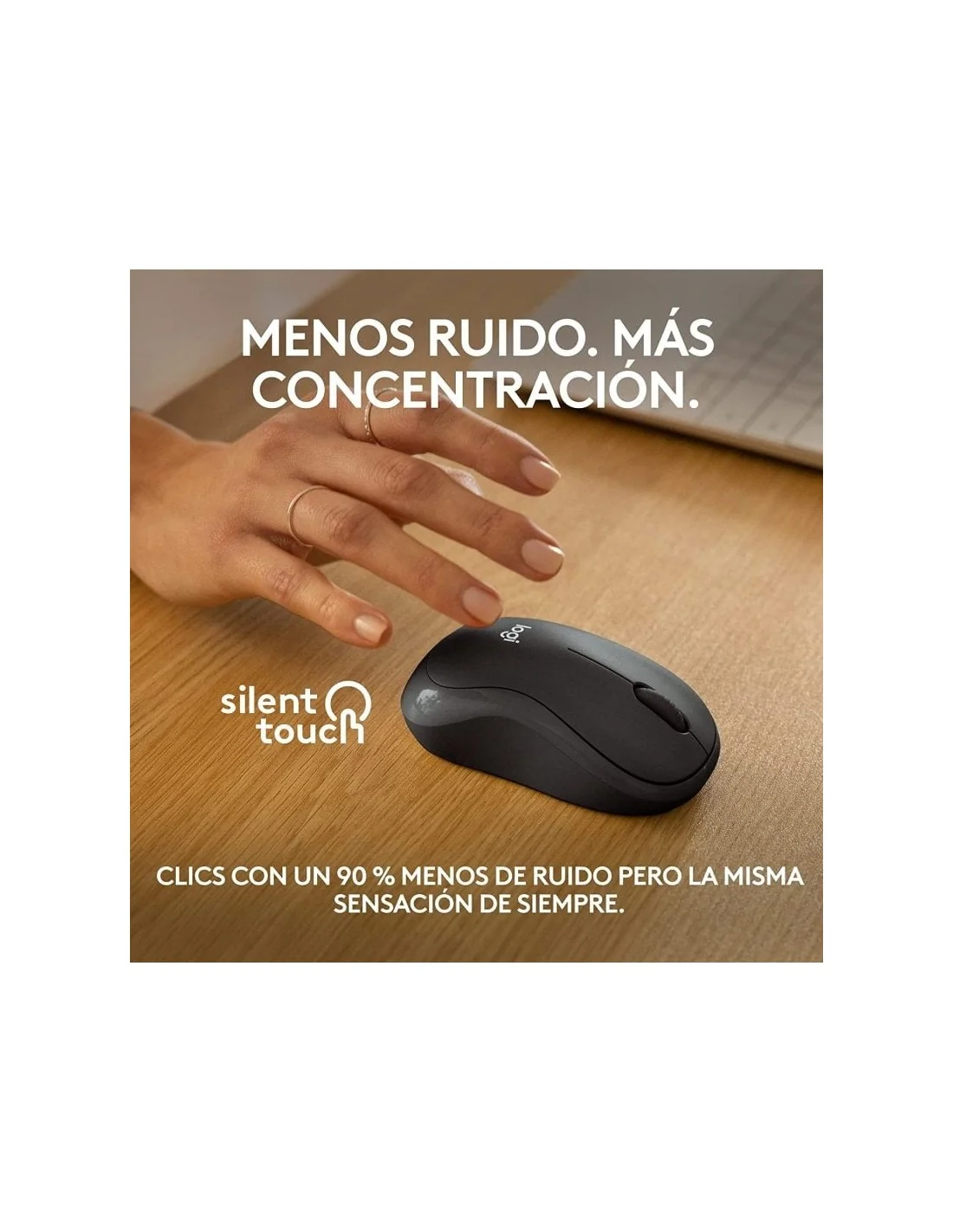 Logitech M240 Silent Ratón Bluetooth Grafito