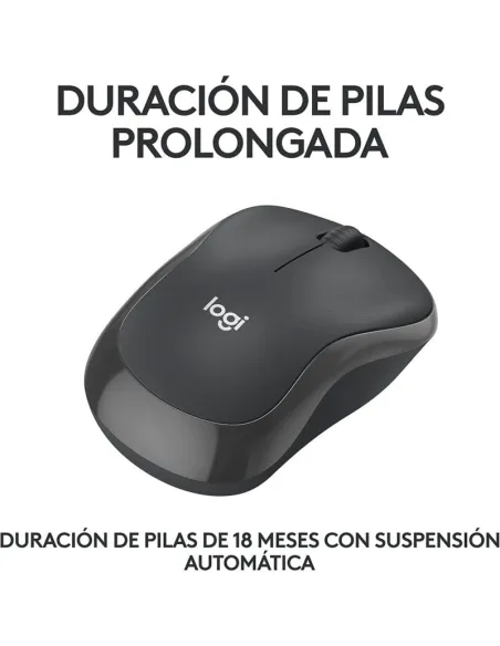 Logitech M240 Silent Ratón Bluetooth Grafito