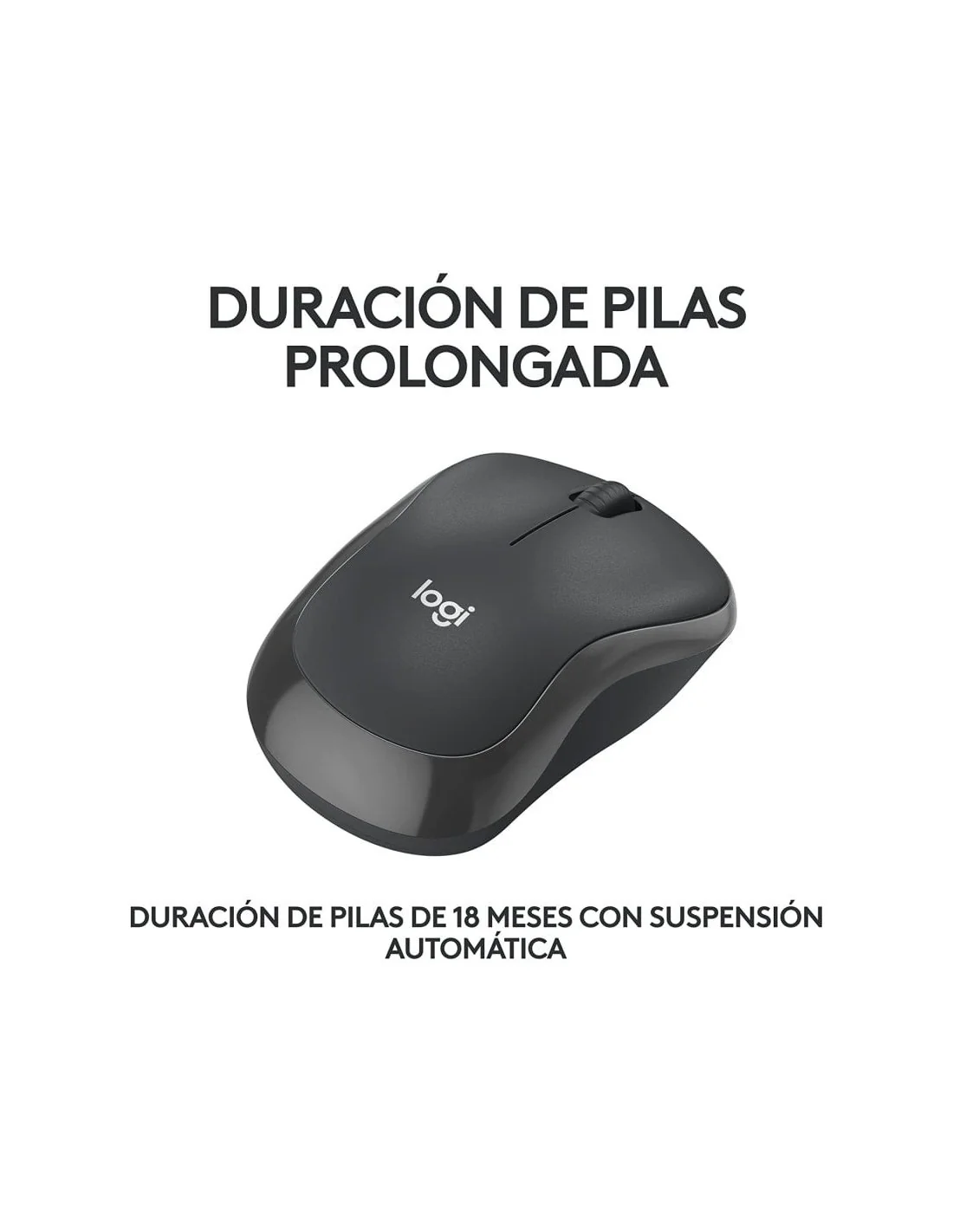 Logitech M240 Silent Ratón Bluetooth Grafito