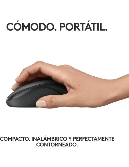 Logitech M240 Silent Ratón Bluetooth Grafito