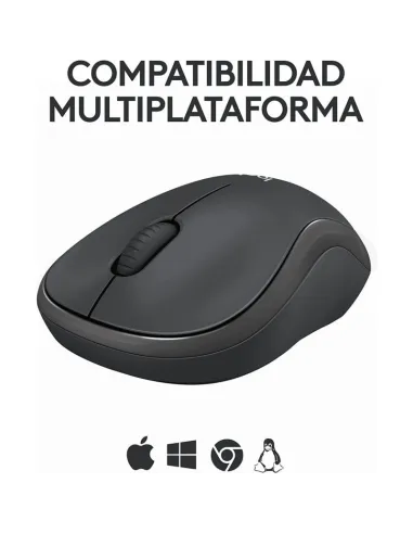 Logitech M240 Silent Ratón Bluetooth Grafito