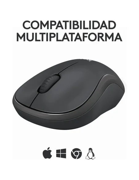 Logitech M240 Silent Ratón Bluetooth Grafito