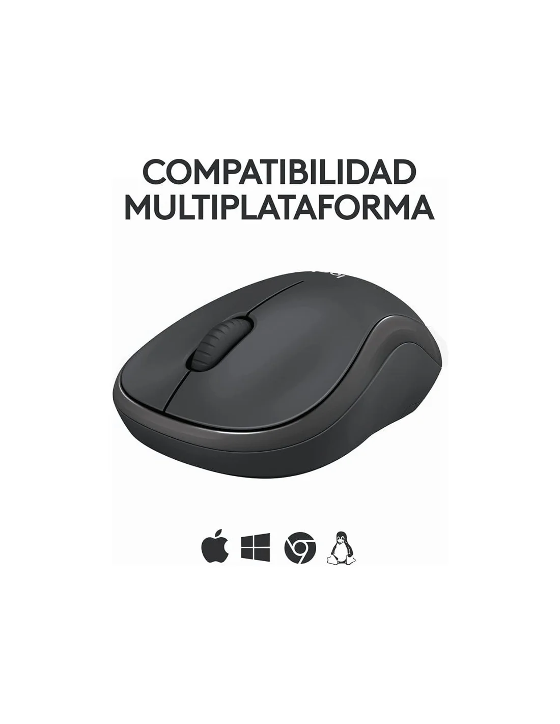 Logitech M240 Silent Ratón Bluetooth Grafito