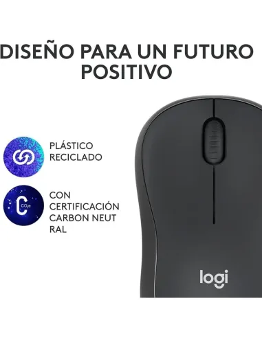 Logitech M240 Silent Ratón Bluetooth Grafito