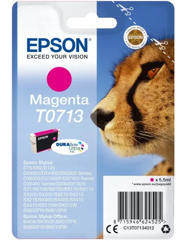 Epson T0713 Cartucho de Tinta Magenta