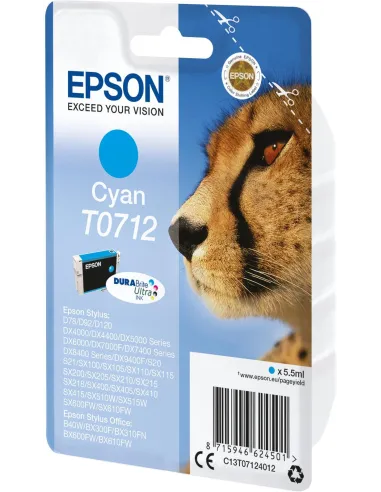 Epson T0712 Cartucho de Tinta Cian