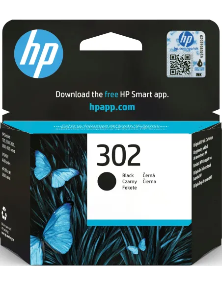 HP 302 Cartucho de Tinta Negro