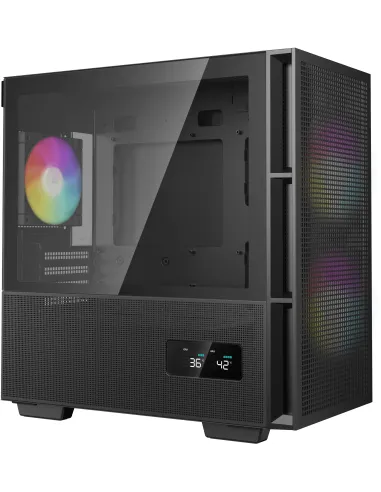 DeepCool CH360 Digital Cristal Templado USB 3.2 Negra