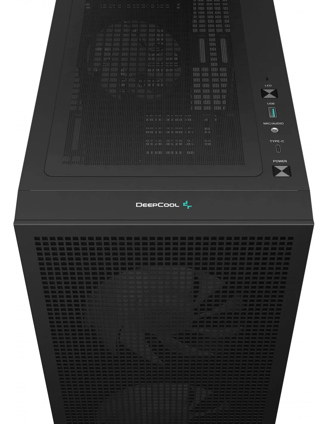 DeepCool CH360 Digital Cristal Templado USB 3.2 Negra