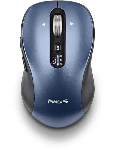 NGS INFINITY-RB Ratón Inalámbrico Recargable 3200DPI Azul