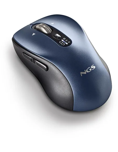 NGS INFINITY-RB Ratón Inalámbrico Recargable 3200DPI Azul