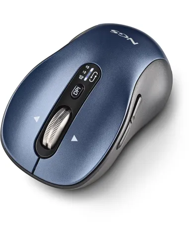 NGS INFINITY-RB Ratón Inalámbrico Recargable 3200DPI Azul