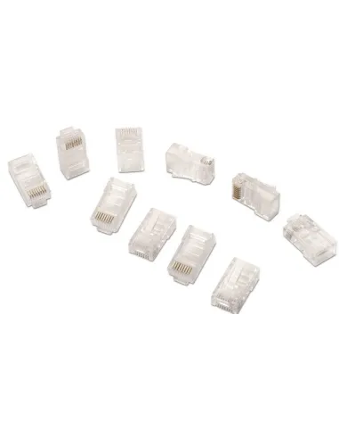 Aisens A138-0291 Conectores de Red RJ45 8 hilos Cat5e 50 Unidades Transparente