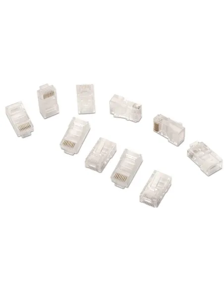 Aisens A138-0291 Conectores de Red RJ45 8 hilos Cat5e 50 Unidades Transparente