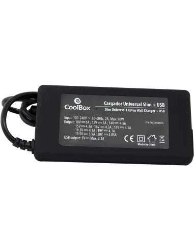 Coolbox FALCOONB90US Cargador de Portátil Universal Negro